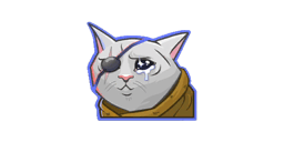 Sticker "Sad Cat"