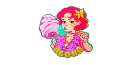 Sticker "Bubblegum Sun Color"