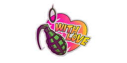 Sticker "With Love"