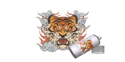 Graffiti "Celestial Tiger"