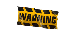 Sticker "Warning"