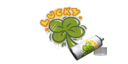 Graffiti "Lucky Clover"
