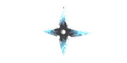 Charm "Frost Shuriken"