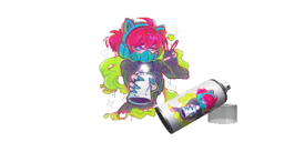 Graffiti "Kawaii Spray"