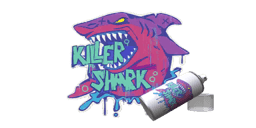 Graffiti "Killer Shark"